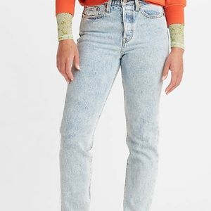 Levi’s Wedgie faded jeans